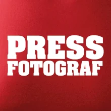 Novinář nápis - Press Fotograf