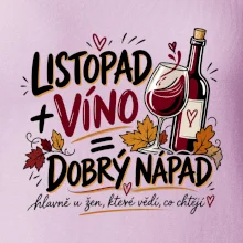 Listopad a víno je dobrý nápad
