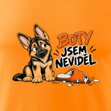 Boty jsem neviděl - štěně vlčáka