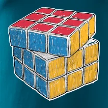 Rubikova kostka kreslená
