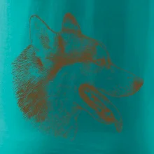 Husky - hlava z boku