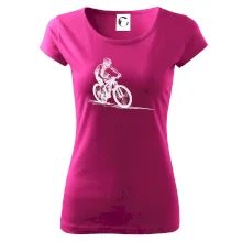 MTB kreslený cyklista