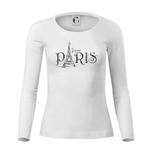 Paris nápis Eiffelovka rovný Paris nápis Eiffelovka rovný