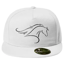 Kůň - bežící silueta hlavy