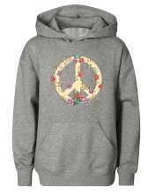 Peace symbol pískový