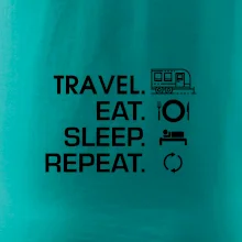 Eat sleep travel - Velký  přívěs