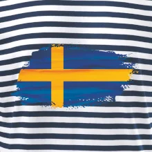 Švédská vlajka kreslená