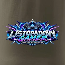Listopadový gamer s neonovým herním ovladačem