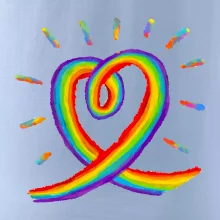 Srdce pride duha kreslená