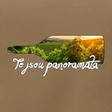 To jsou panoramata vinice