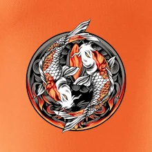 Yin & Yang Koi kapr - oranžový
