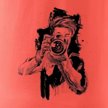 Fotograf kreslený tužkou