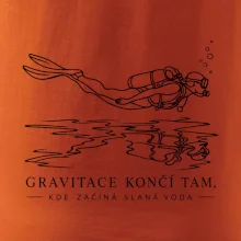 Gravitace končí ve slané vodě
