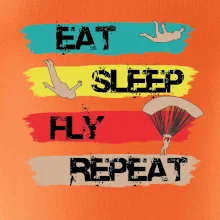 Eat Sleep Fly Repeat Paragliding