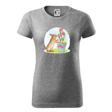 Velikonoční zajíček tulipány