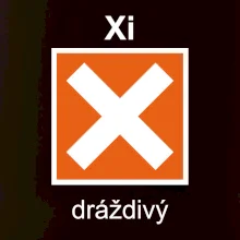 Xi Dráždivý - Výstražná tabulka na tričku