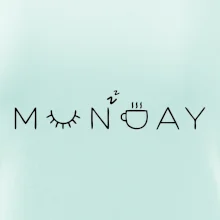 Monday nápis