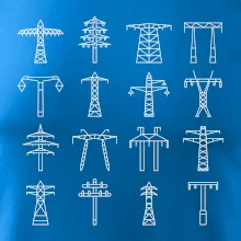 Typy stožárů vysokého napětí