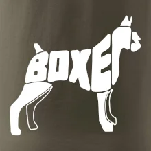 Boxer nápis v těle