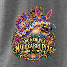 Král makra nahožábří plž s fotoaparátem