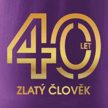40 let zlatý člověk