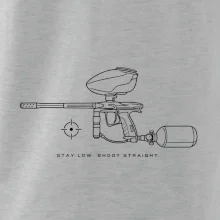 Minimalistický marker stay low shoot straight