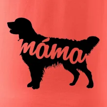 Zlatý retrívr máma obrys