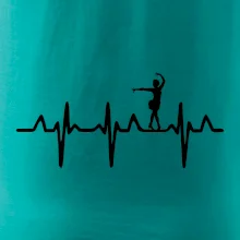 EKG tanečnice salsy