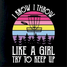 Disc golf i know i throw