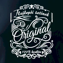 Vintage nejlepší tatínek 100% kvalita