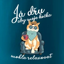Já dřu, aby moje kočka mohla relaxovat