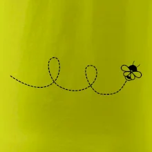 Dráha letu včely - smyčka