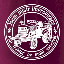 Mistr improvizace starý traktor