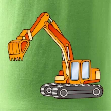 Bagr bez nápisu oranžový