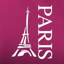 Paris nápis Eiffelovka na výšku