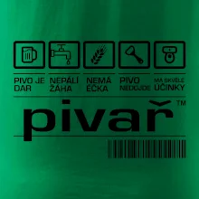 Čárový kód pivař Čárový kód pivař