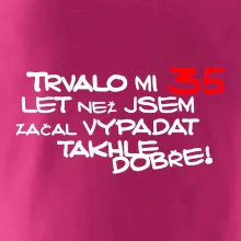 Trvalo mi 35 let než jsem začal vypadat takhle dobře