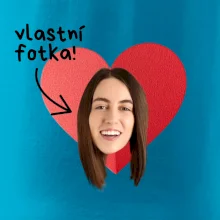 Vlastní fotka v srdci