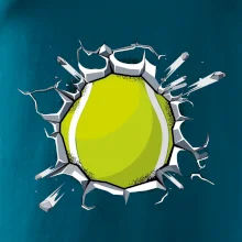 Tenisový míč v triku