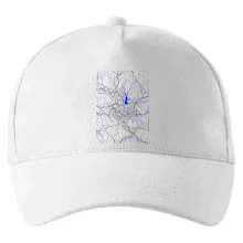 Jablonec nad Nisou - Mapa s vodními toky