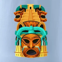 Mayové maska s pyramidou