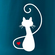 Zamilovaná kočka zpředu