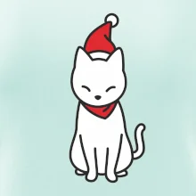 Vánoční kočka sedící