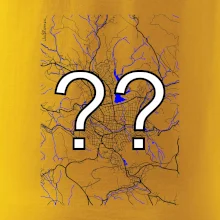Vaše město - Mapa s vodními toky Vaše město - Mapa s vodními toky