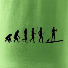 Evoluce paddleboard muž