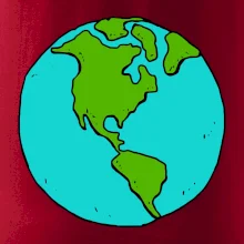 Planeta na prsu - Amerika