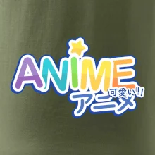 Anime nápis duhový