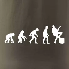Evoluce kytarista - noha na kombu