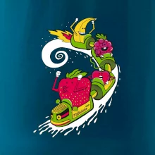 Milkshake vlak kreslený (Pecka design)