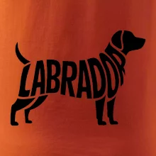 Labrador nápis v těle